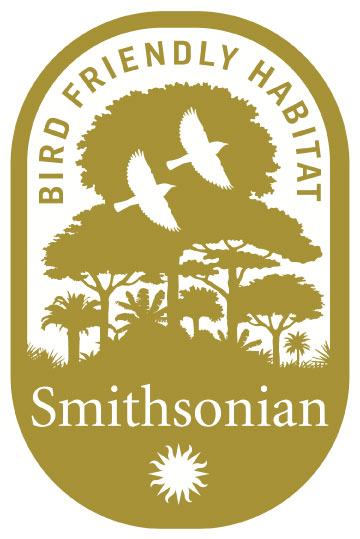 Smithsonian bird friendly habitat logo Smithsonian bird friendly habitat logo